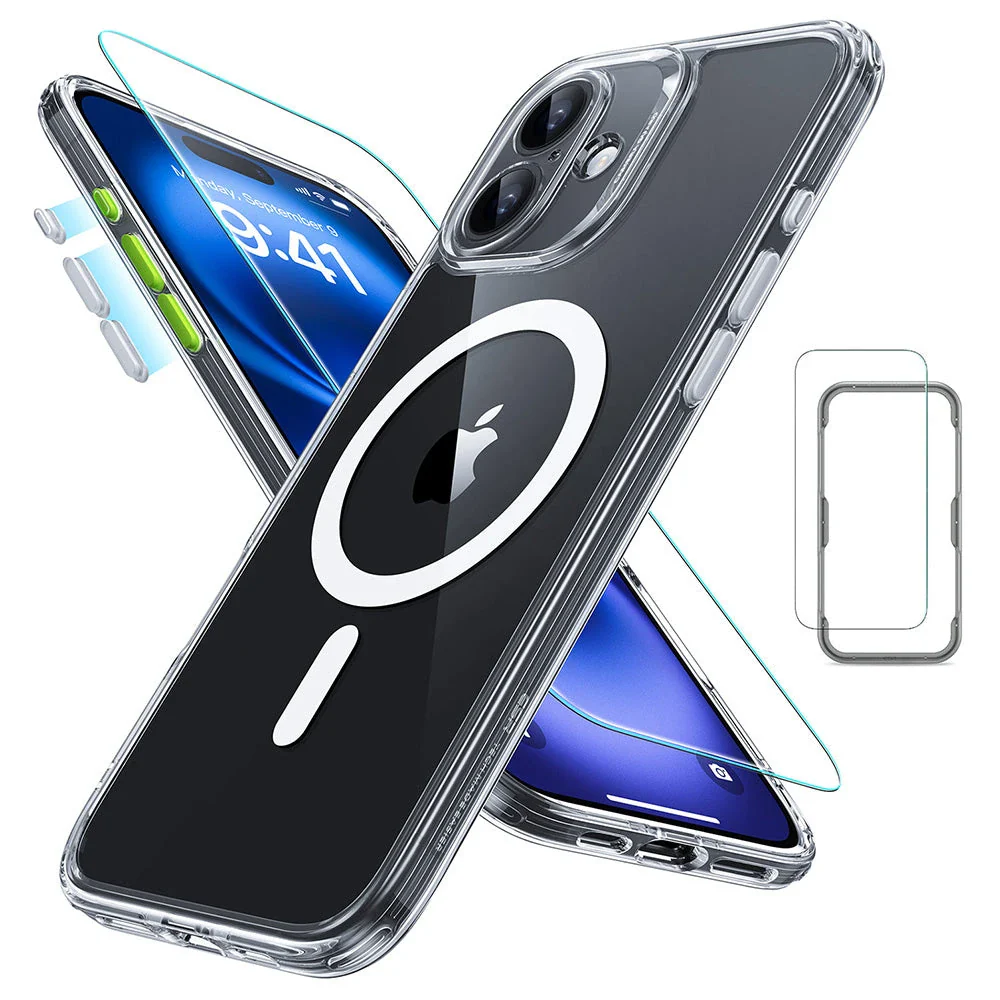 iPhone 16 Classic Pro Case (HaloLock) Set - Clear