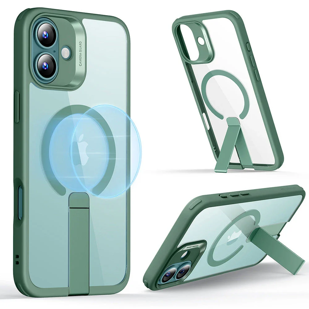 iPhone 16 Plus Boost Flickstand Case (HaloLock) - Clear Green
