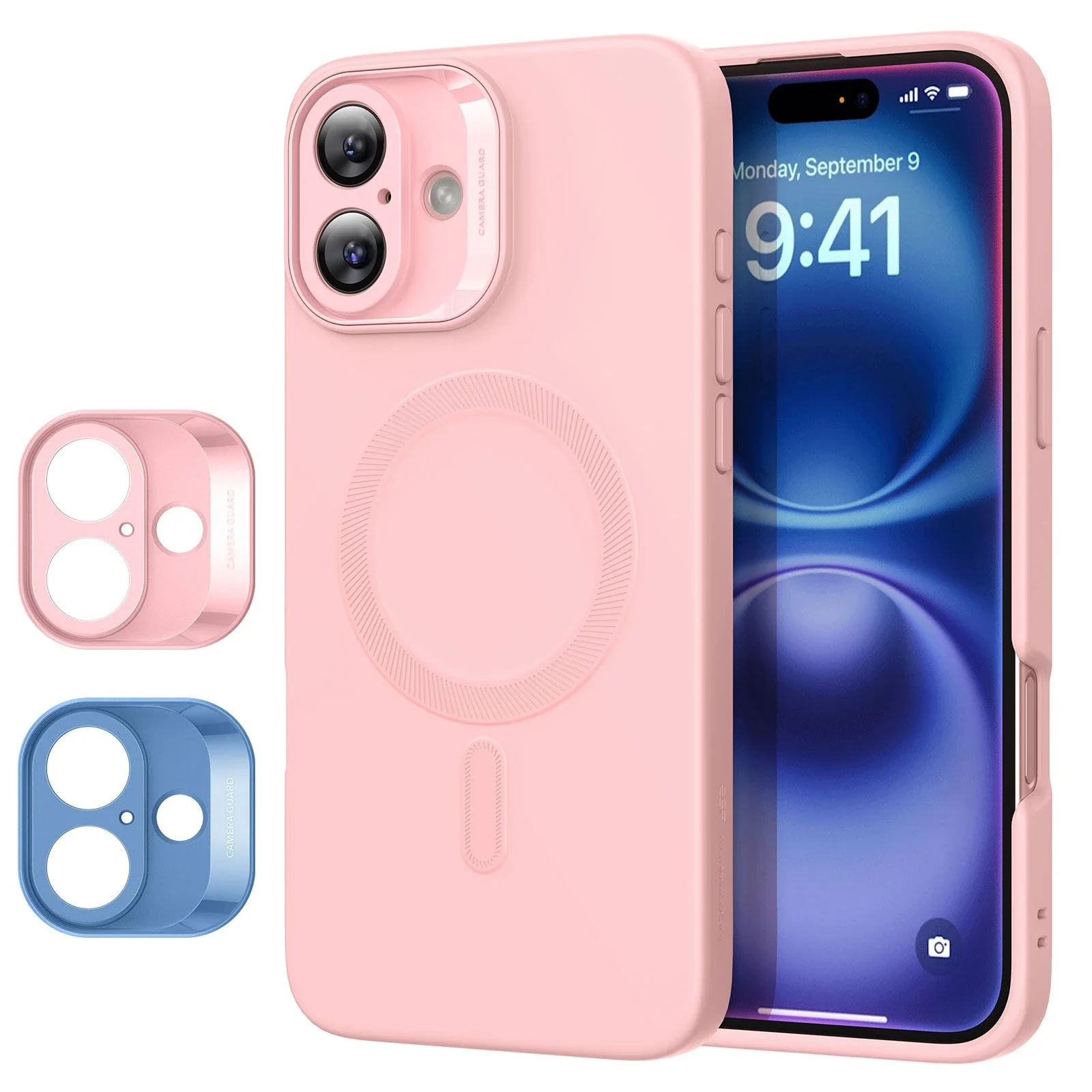 iPhone 16 Plus Cloud Soft Case (HaloLock) - Pink