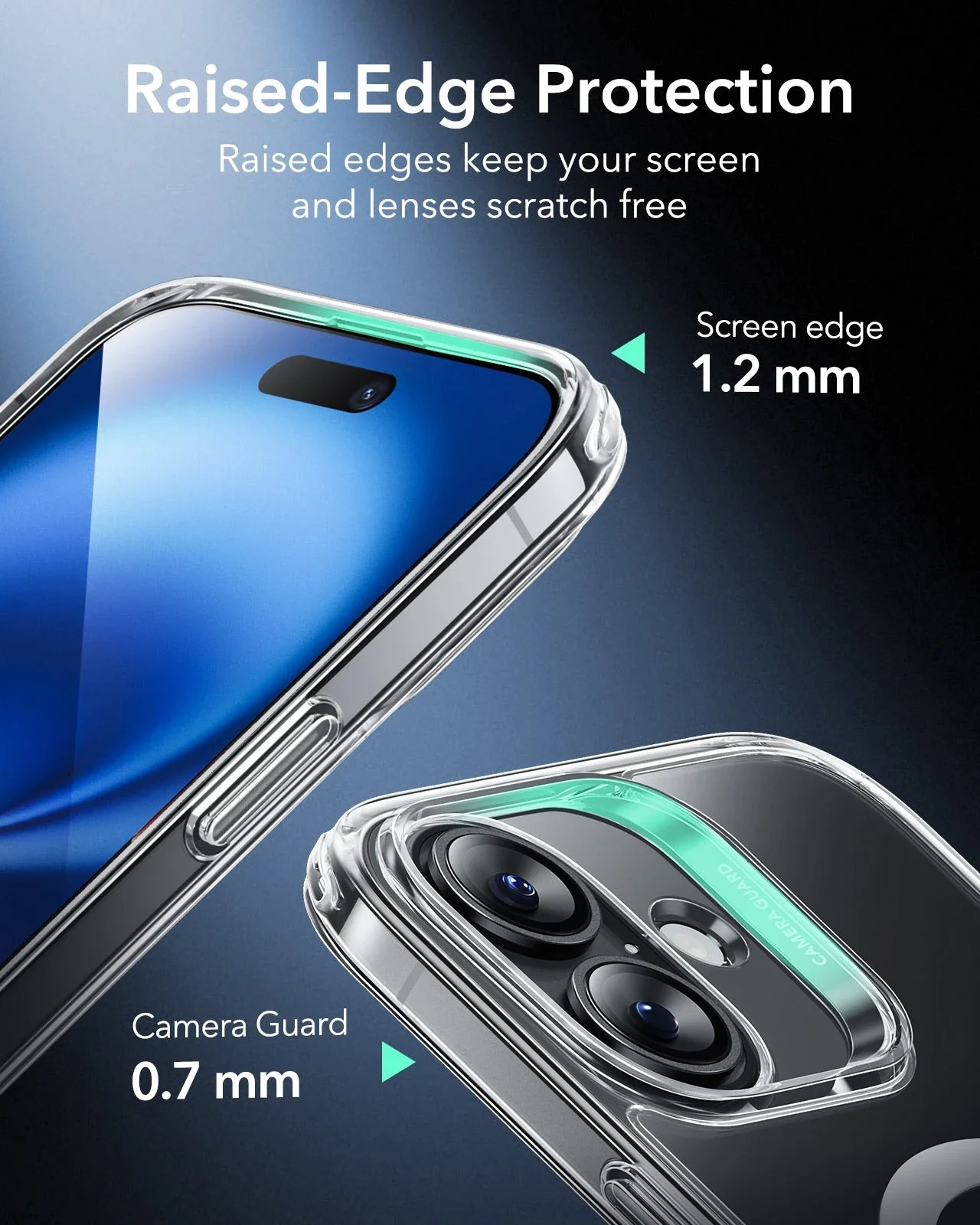 iPhone 16 Plus HaloLock Classic Hybrid Case (Camera Control) - Clear - Image 8