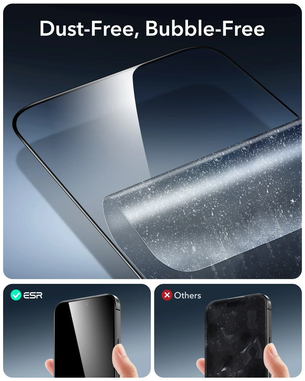 iPhone 16 Pro Armorite Screen Protector - 3 Pack - Image 4