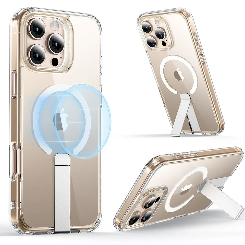 iPhone 16 Pro Max Boost Flickstand Case (HaloLock) - Clear