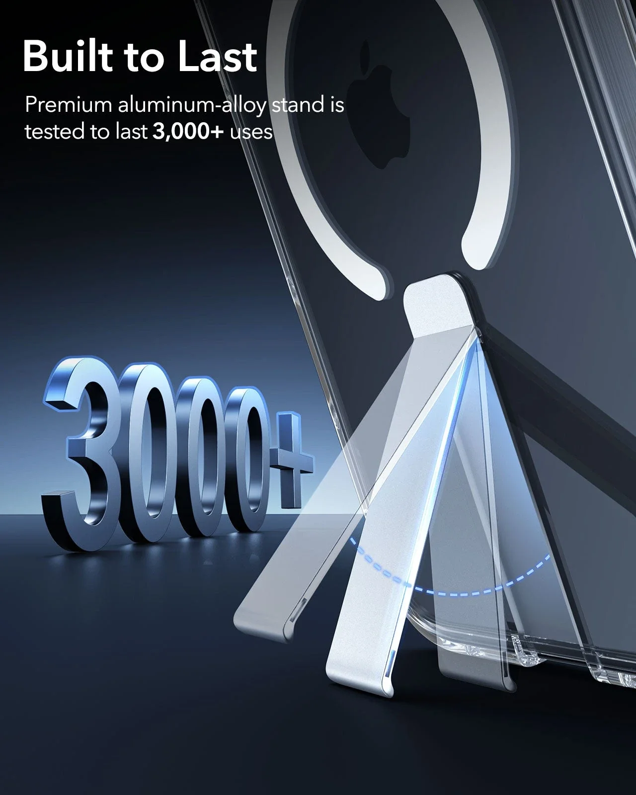 iPhone 16 Pro Max Boost Flickstand Case (HaloLock) - Clear - Image 6