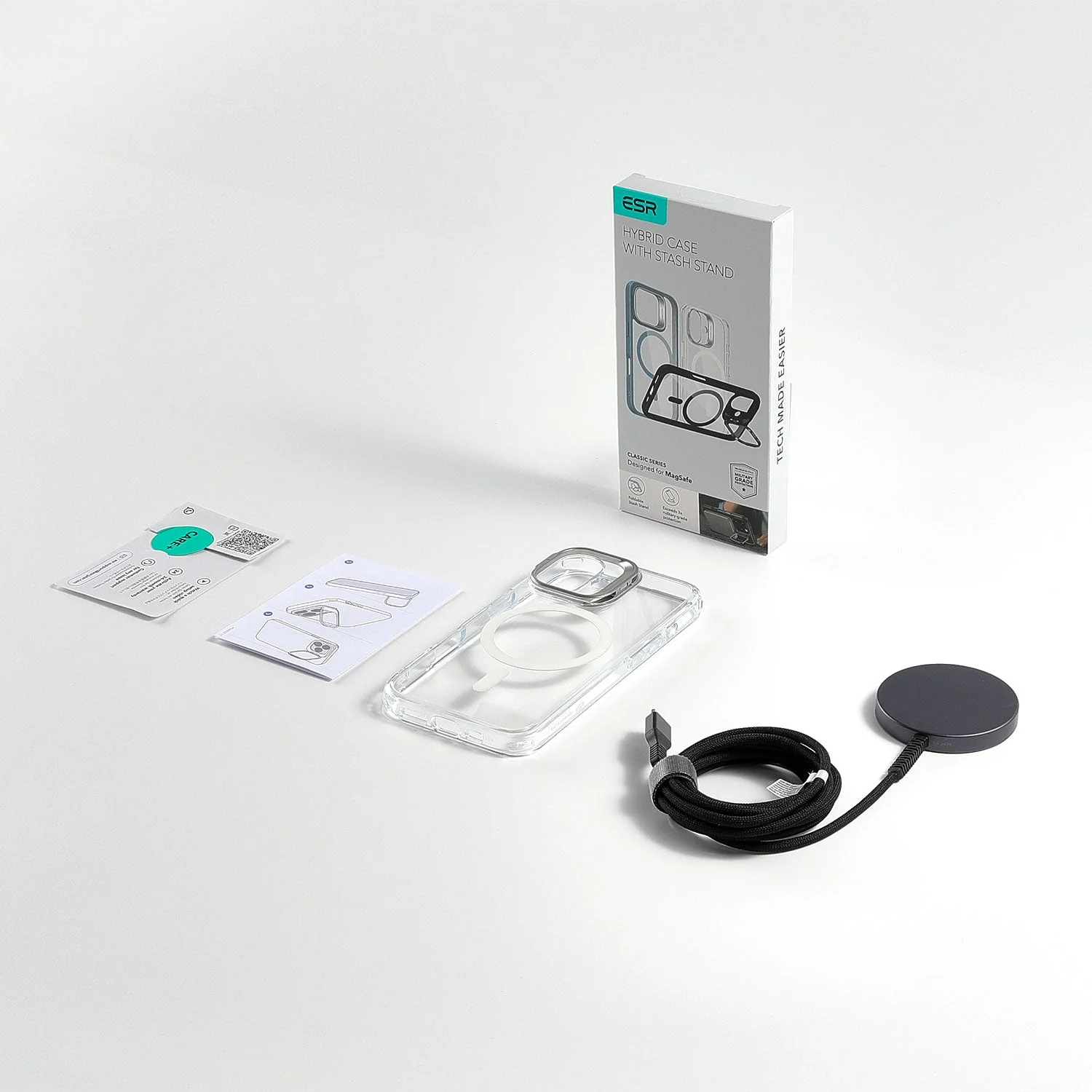 iPhone 16 Pro Max Wireless Charging Bundle - Frosted Black - Image 9