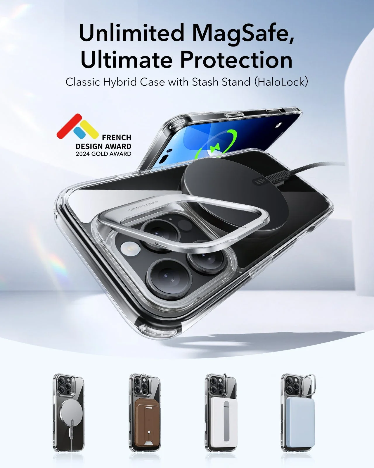 iPhone 16 Pro Wireless Charging Bundle - Black - Image 2