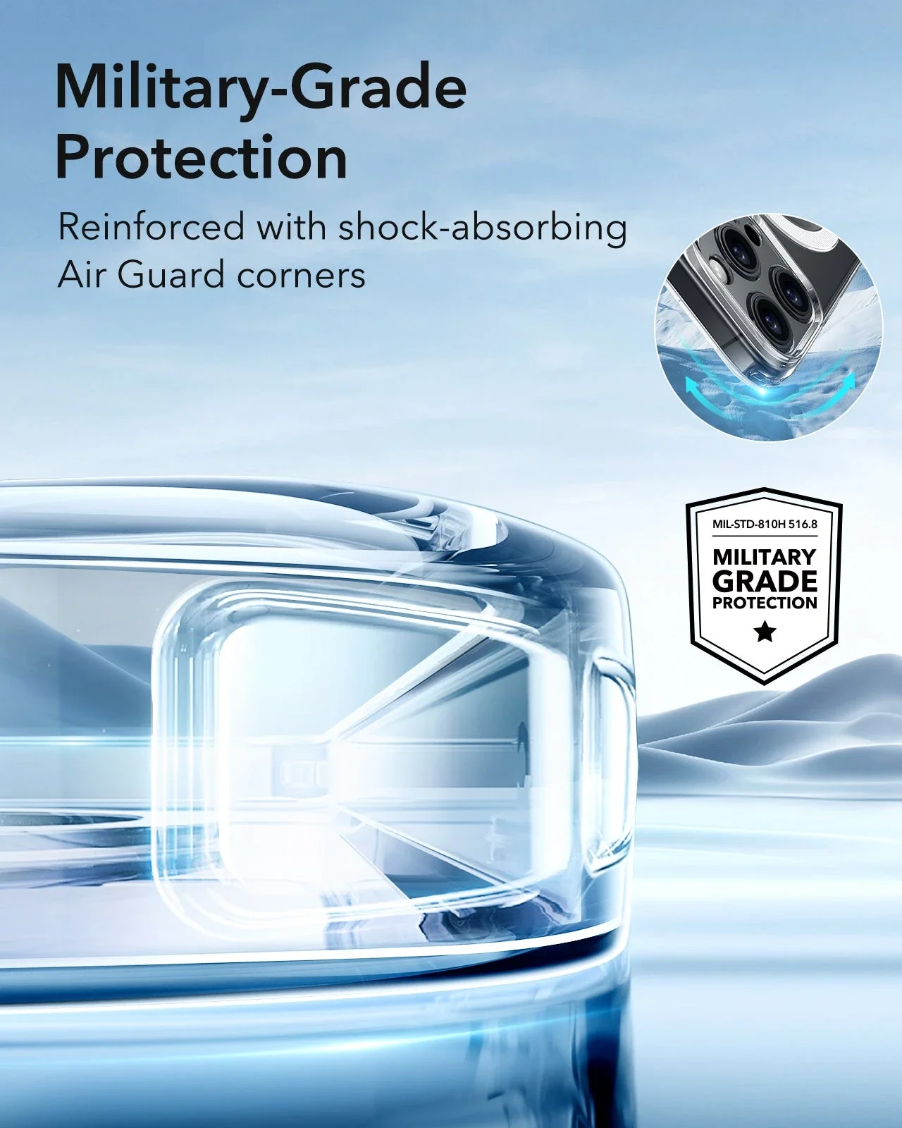 iPhone 16 Pro Zero Clear Case (HaloLock) - Clear - Image 6