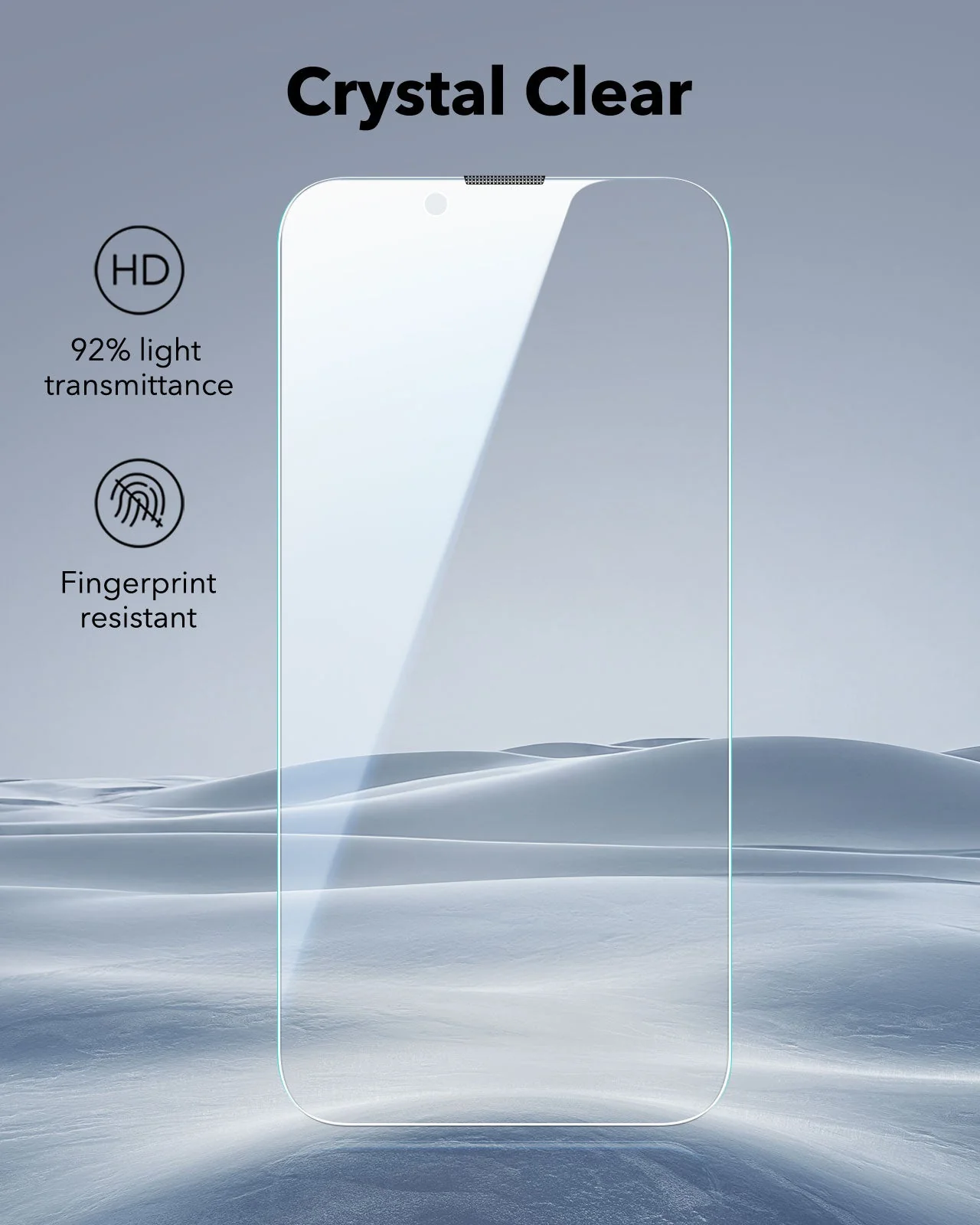 iPhone 17e/16e/14/13 Pro/13 UltraFit Classic Privacy Screen Protector - 3 Pack - Image 9