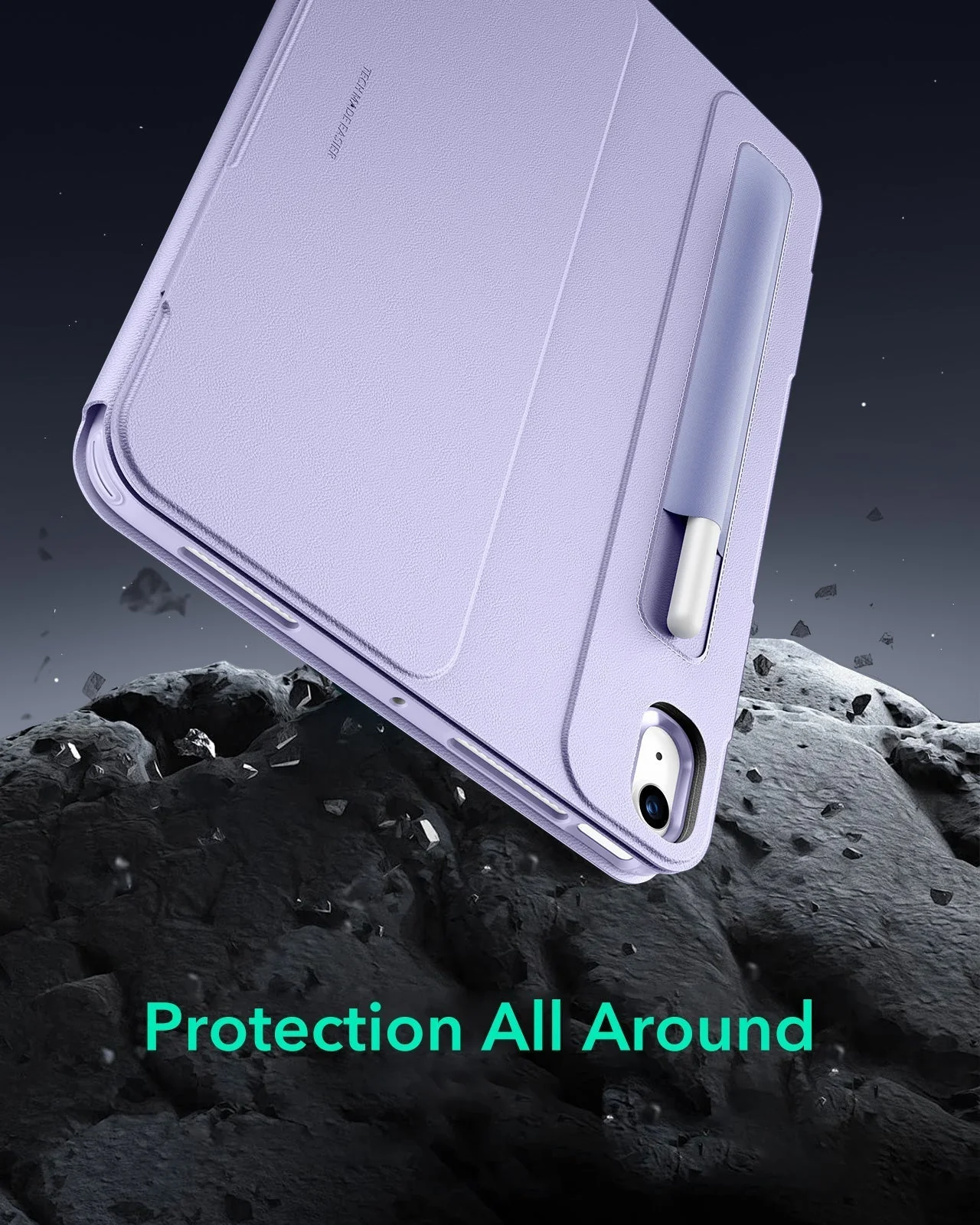 iPad Air 11" (M4) 2026 Bundle Shift Magnetic Case & Armorite® Paper-Feel Protection - Light Purple - Image 8
