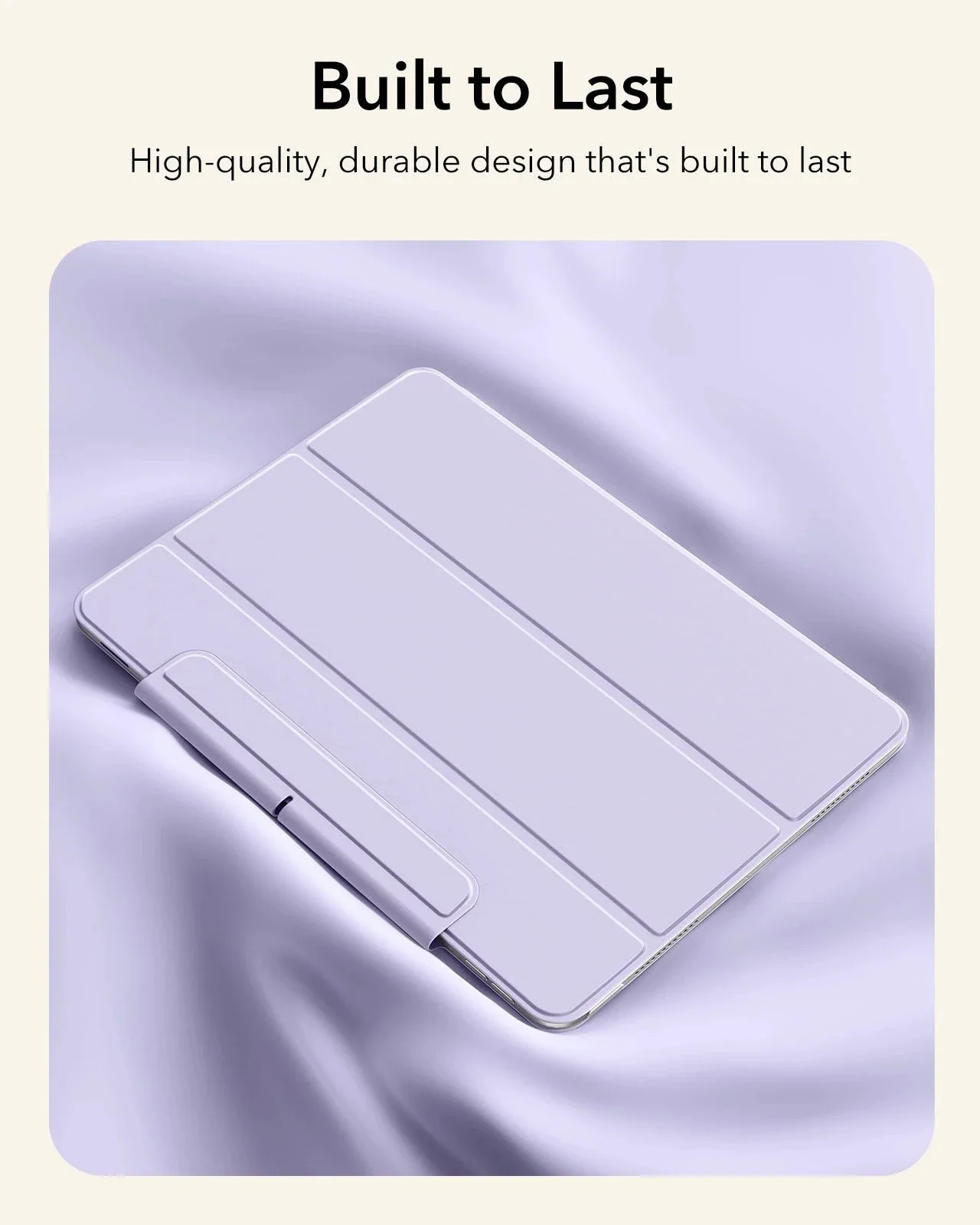 iPad Air 11" (M4) 2026 Rebound Magnetic Case - Light Purple - Image 7