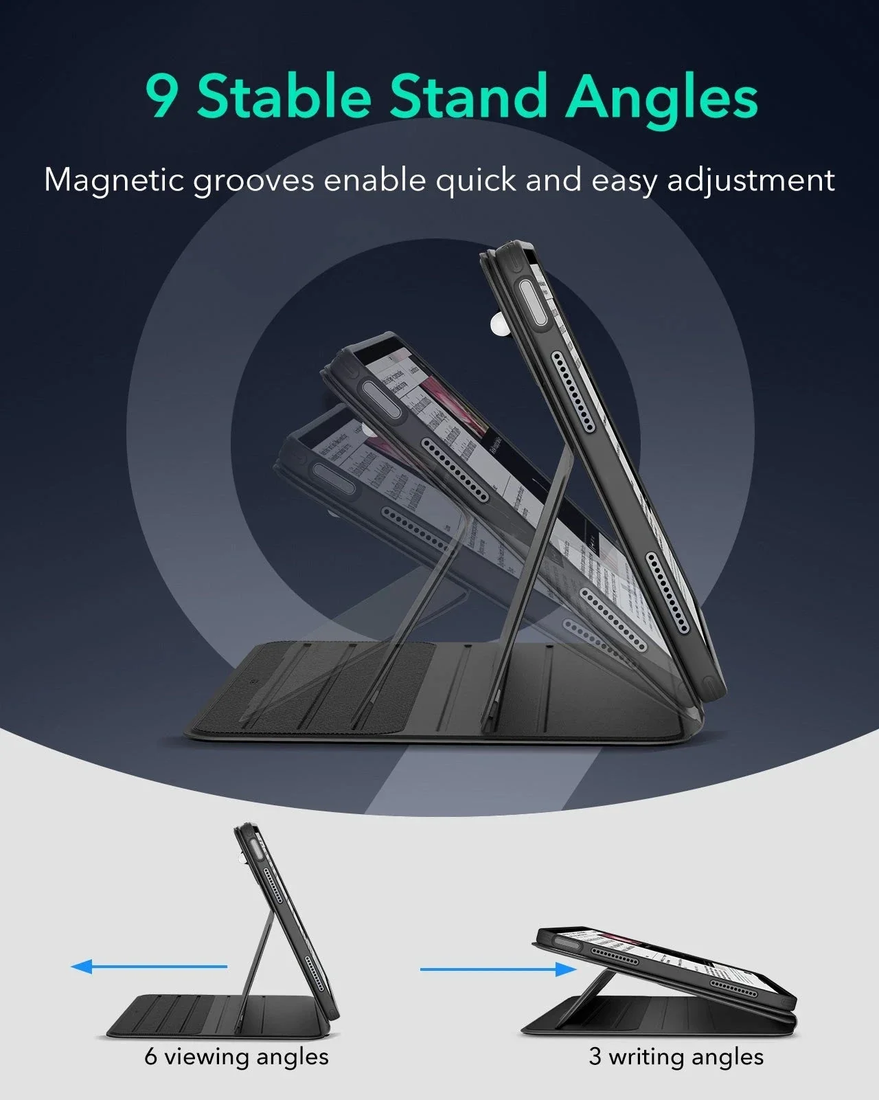iPad Air 13" (M4) 2026 Shift Magnetic Case - Black - Image 7