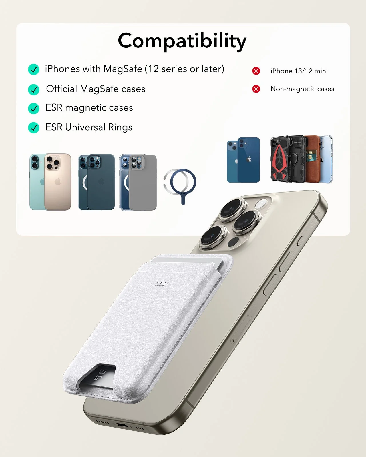 Magnetic Wallet Boost (HaloLock) - White - Image 9