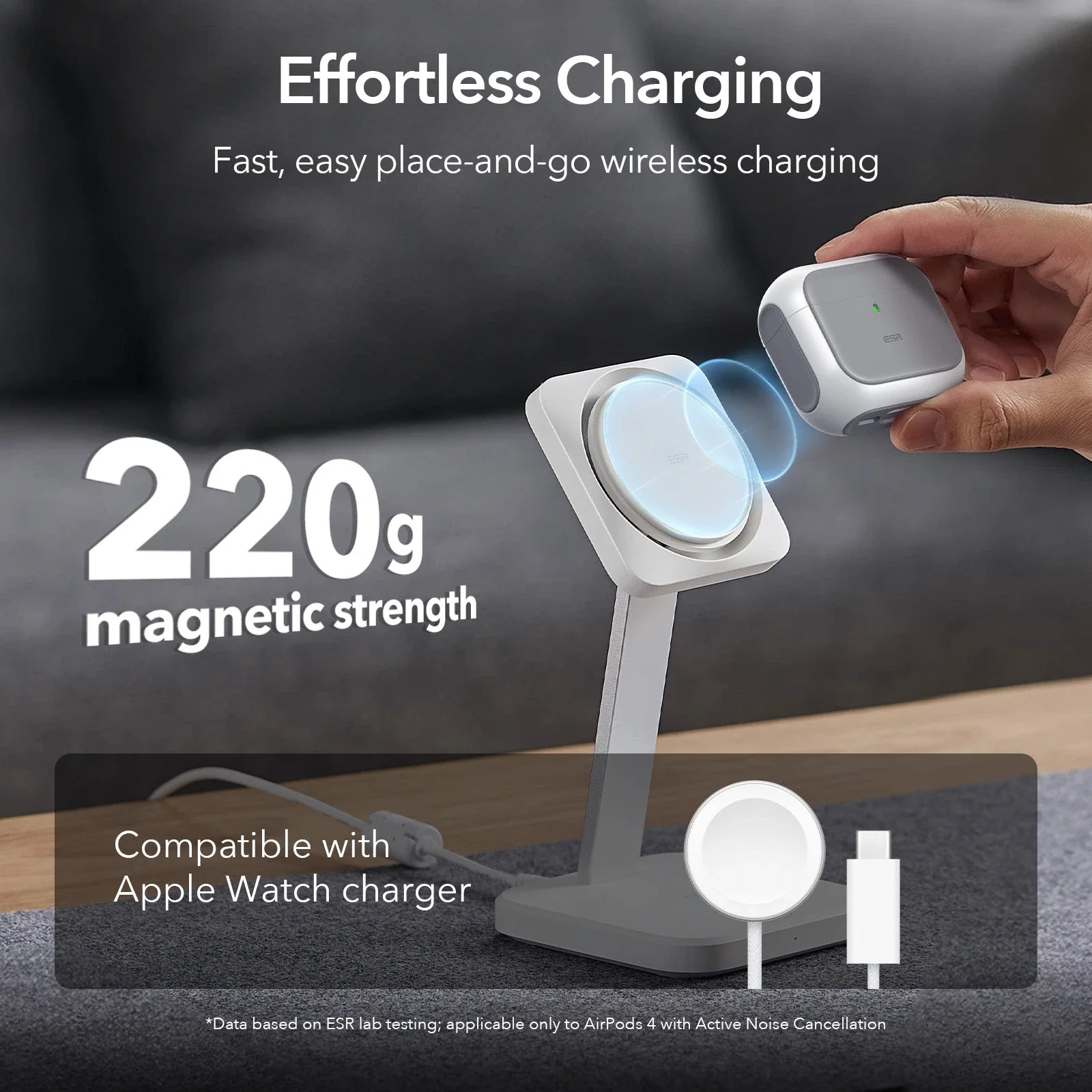Orbit Hybrid Everyday-Carry Bundle for AirPods 4 - White - Image 5