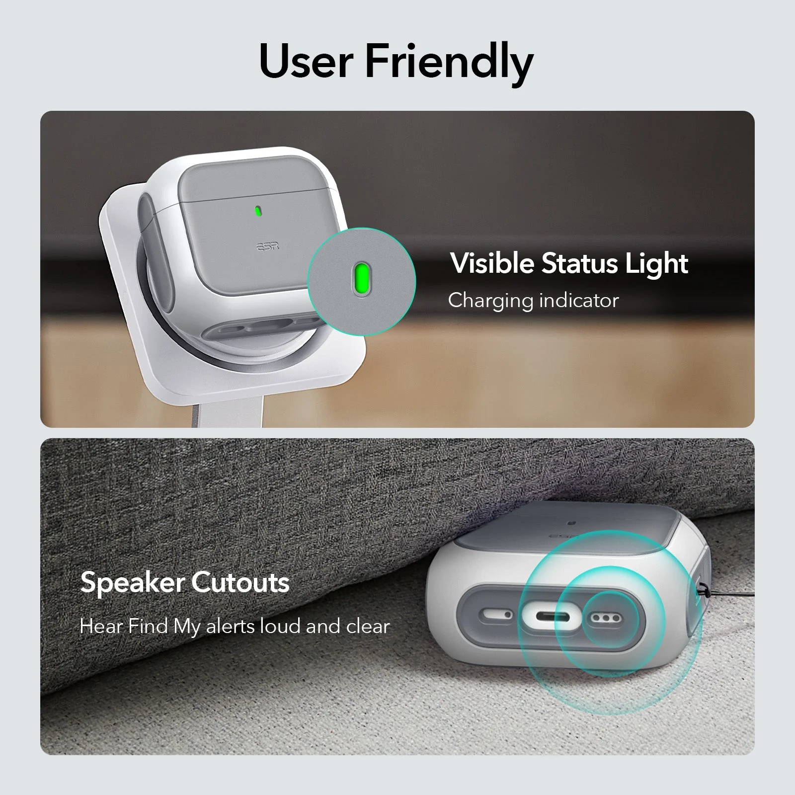 Orbit Hybrid Snap-and-Charge Bundle for AirPods 4 - Pink - Image 9