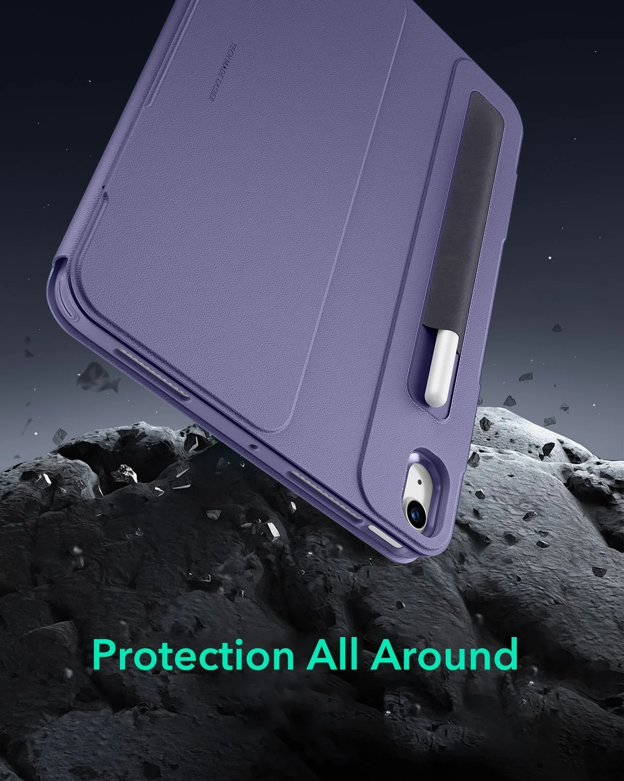iPad Air 11" (M3) 2025 Bundle Shift Magnetic Case & Armorite® Paper-Feel Protection - Purple - Image 8