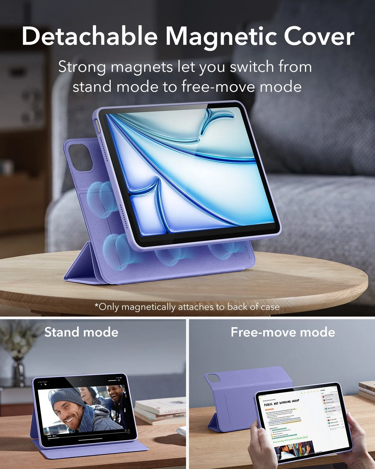 iPad Air 11ʺ (2024) Rebound Transformation Bundle - Lavender - Image 4