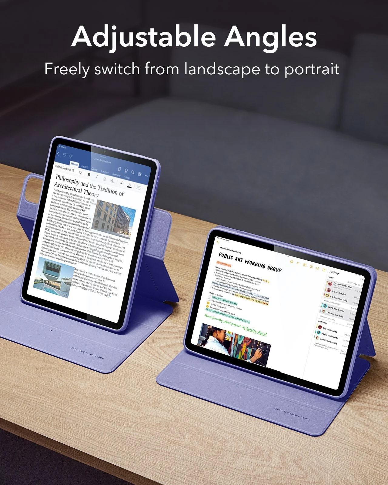 iPad Air 11ʺ (2024) Rebound Transformation Bundle - Lavender - Image 5