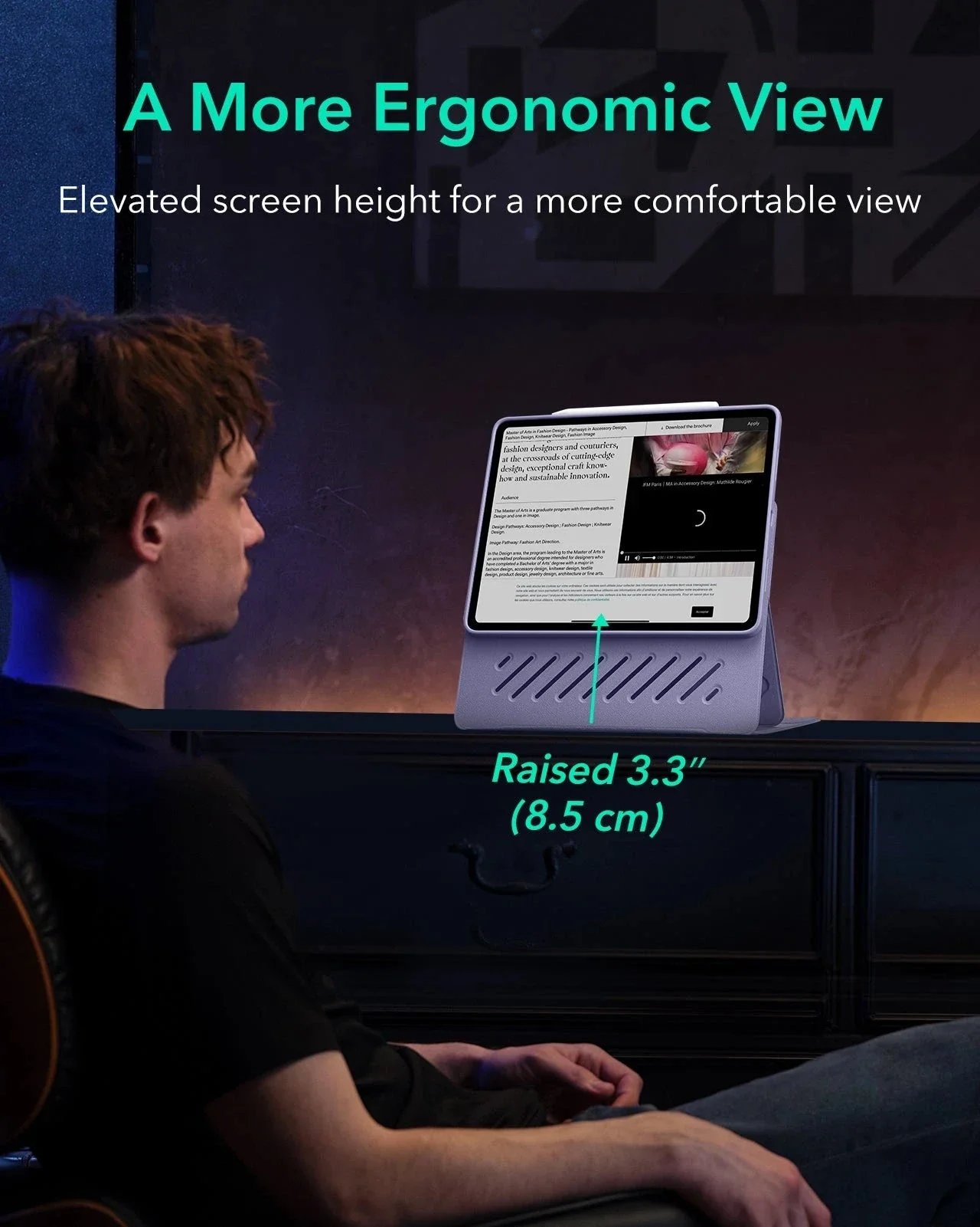 iPad Pro 13ʺ (2025) Shift Transformation with Digital Pencil Bundle - Purple - Image 7