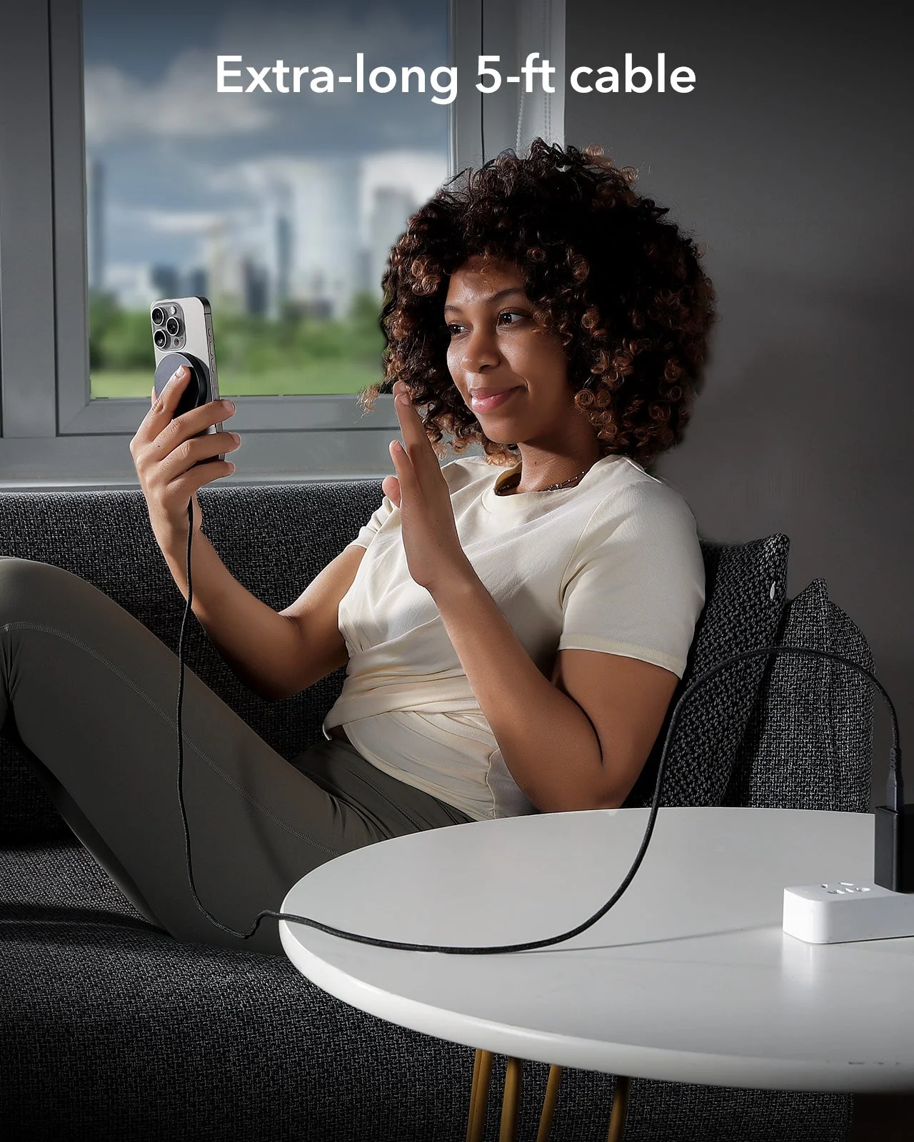 Magnetic Charging Pad (15W)  - Silver - 1 Set - Image 5