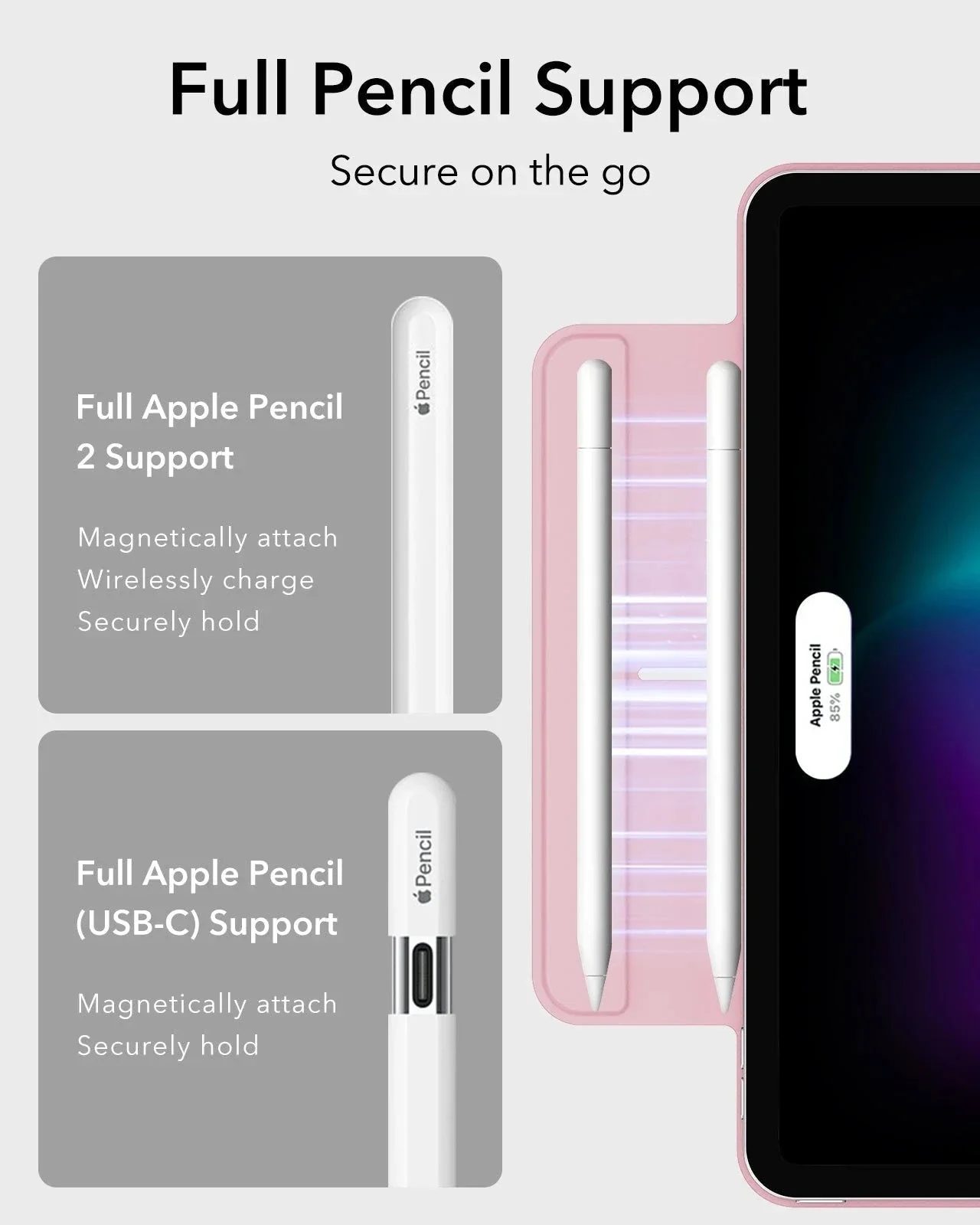 iPad Pro 11ʺ (2025) Rebound Protection Bundle - Pink - Image 5