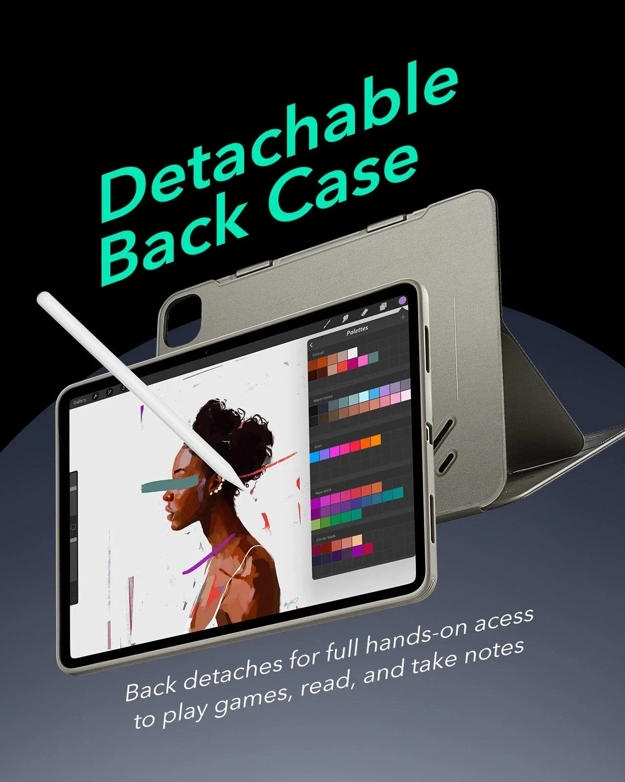 iPad Pro 11ʺ (2025) Shift Transformation with Digital Pencil Bundle - Titanium - Image 6